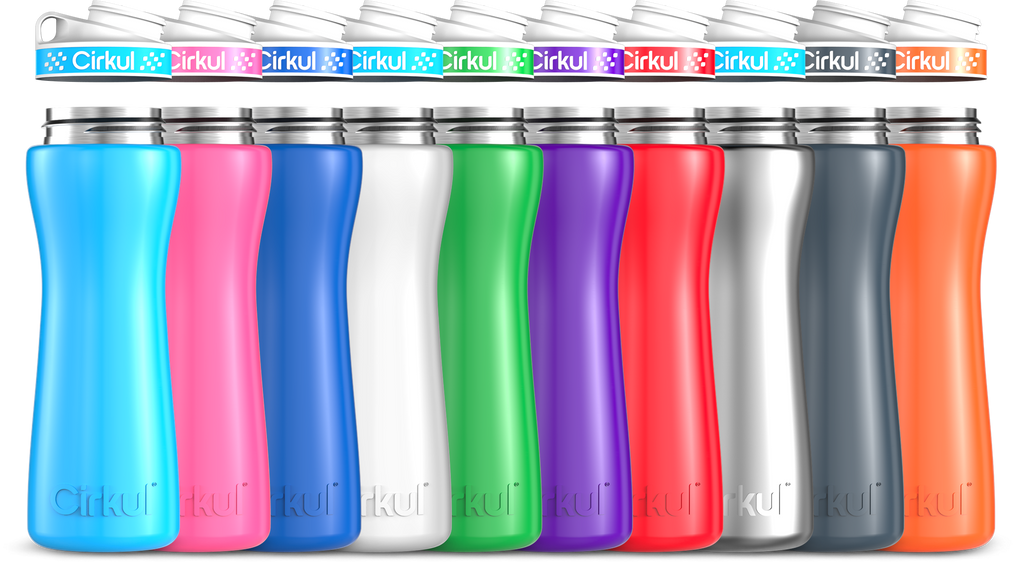 Custom 22oz. Stainless Steel Bottle & Comfort Grip Lid