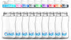 Custom 12oz. Plastic Bottle & Comfort Grip Lid